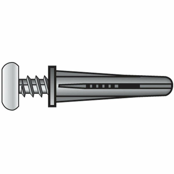 Aceds No.8-10 Plastic Anchor with Screw, 250PK 5333802